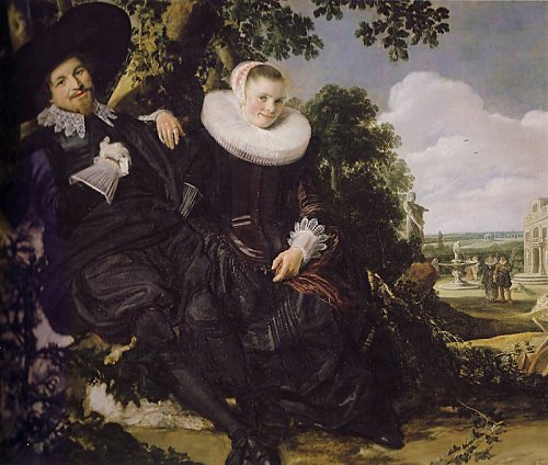 Hals, Double Portrait of Married Couple before an Arcadian Landscape