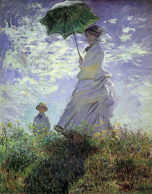 MONET, Woman with Parasol