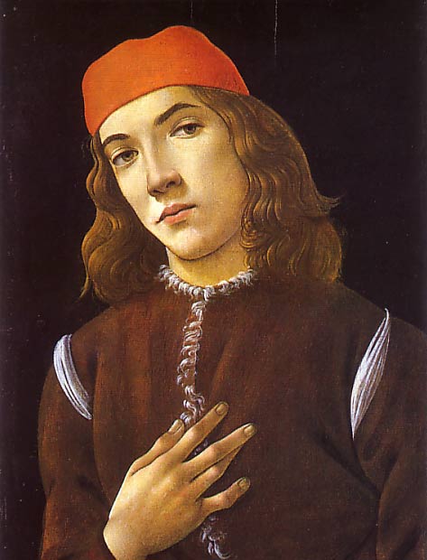 Bottecelli, Portrait of a Young Man