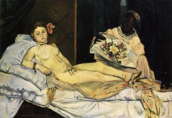 Gauguin, Copy of Manet's Olympia