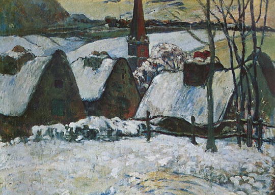 Gauguin, Village under Snow