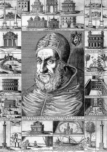 Pope Sixtus V 1589 - Giovanni Pinadello