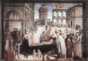 Death of St. Bernardine 1487-89 - Bernardino di Betto (Pinturicchio)
