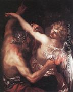 Daedalus and Icarus 1670s - Domenico Piola