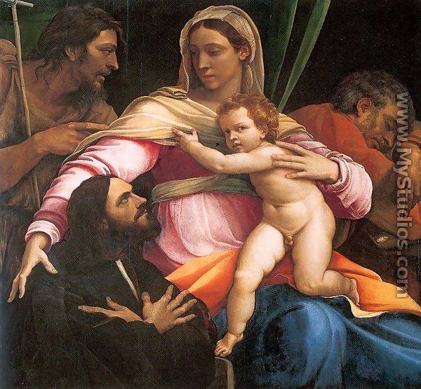 The Virgin and Child with Saints and a Donor 1520 - Sebastiano Del Piombo (Luciani)