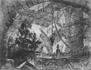 Prisoners on a Projecting Platform 1749-60 - Giovanni Battista Piranesi