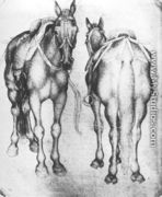 Horses 1433-38 - Antonio Pisano (Pisanello)
