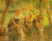 Washerwomen, Eragny-sur-Epte 1895 - Camille Pissarro