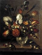 Vase of Flowers (2) c. 1650 - Antonio Ponce