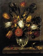 Vase of Flowers c. 1650 - Antonio Ponce