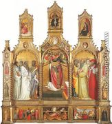Polyptych of the Ascension of St. John the Evangelist 1410-20 - Giovanni del Ponte (also known as Giovanni di Marco)