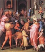 Joseph Being Sold to Potiphar 1515-18 - (Jacopo Carucci) Pontormo