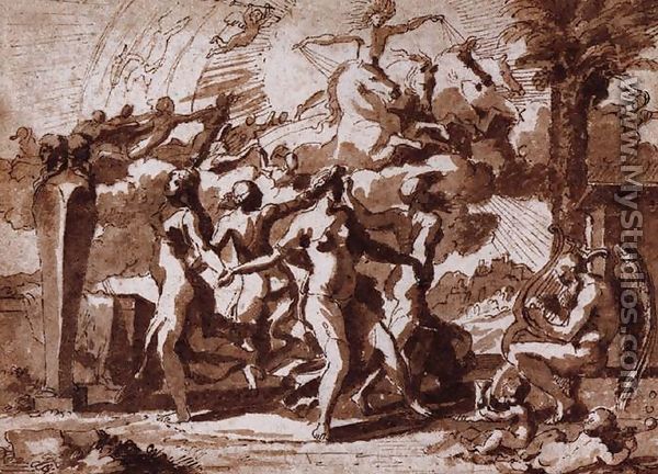 A Dance to the Music of Time c. 1635 - Nicolas Poussin