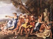 Bacchanal before a Statue of Pan 1631-33 - Nicolas Poussin