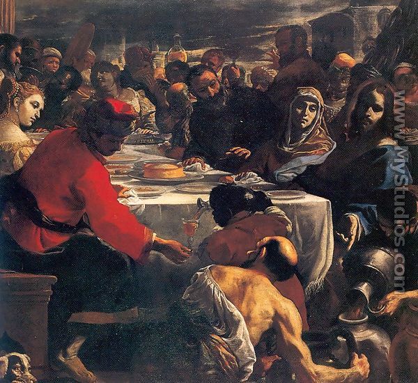 The Marriage at Cana 1655-60 - Mattia Preti