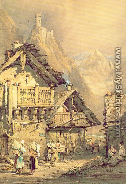 Alpine Village 1824 - Samuel Prout