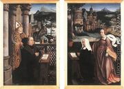 Donor with St Nicholas and his Wife with St Godelina - Jan Provost