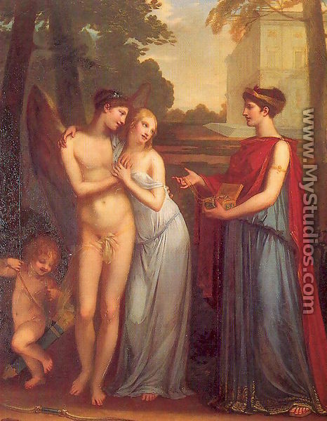 Innocence Choosing Love Over Wealth, With Constance Mayer-Lamartiniere 1804 - Pierre-Paul Prud