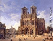 Reims Cathedral 1833 - Domenico II Quaglio