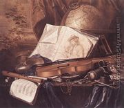 Still-Life of Musical Instruments - Pieter de Ring