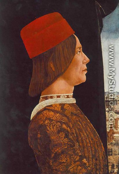 Portrait of Giovanni II Bentivoglio c. 1480 - Ercole de