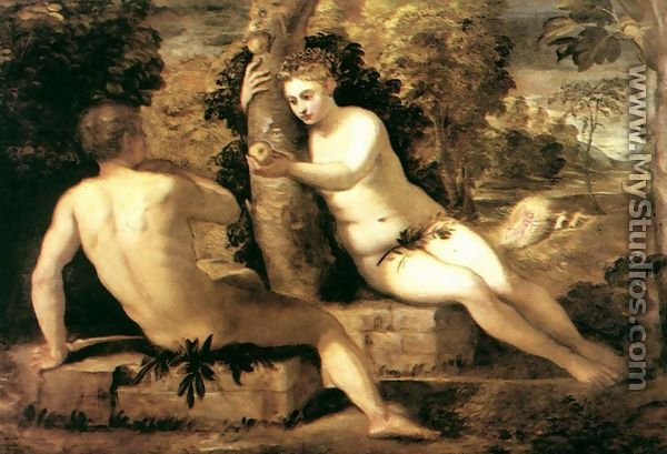Adam and Eve c. 1550 - Jacopo Tintoretto (Robusti)