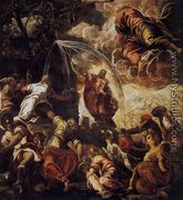 Moses Drawing Water from the Rock 1577 - Jacopo Tintoretto (Robusti)