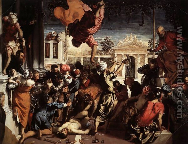 The Miracle of St Mark Freeing the Slave 1548 - Jacopo Tintoretto (Robusti)