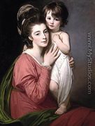 Portrait of Mrs Henrietta Morris and Her Son John 1777 - George Romney