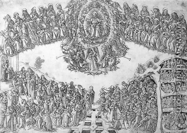 The Last Judgment 1480s - Francesco Rosselli