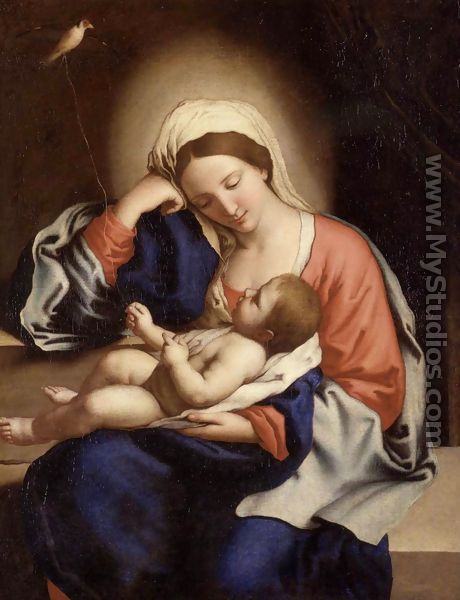 Madonna with the Christ Child - Francesco de