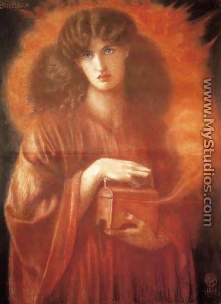 Pandora 1869 - Dante Gabriel Rossetti