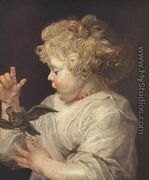 Boy with Bird c. 1616 - Peter Paul Rubens