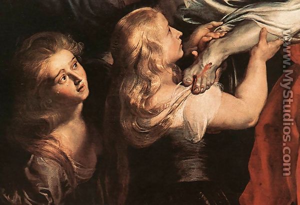 Descent from the Cross (detail) 1612-14 - Peter Paul Rubens