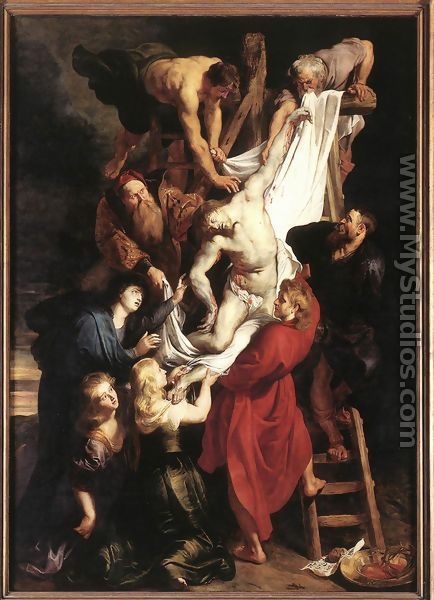 Descent from the Cross (centre panel) 1612-14 - Peter Paul Rubens