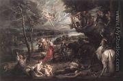Landscape with Saint George and the Dragon c. 1630 - Peter Paul Rubens