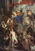 Madonna Enthroned with Child and Saints c. 1628 - Peter Paul Rubens