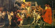The Coronation of Marie de' Medici 1622-24 - Peter Paul Rubens