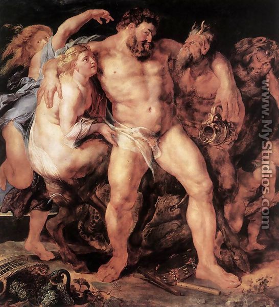 The Drunken Hercules c. 1611 - Peter Paul Rubens