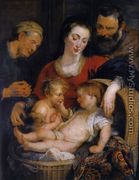 The Holy Family with St Elizabeth 1614-15 - Peter Paul Rubens
