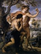 The Judgment of Paris (detail) c. 1639 - Peter Paul Rubens
