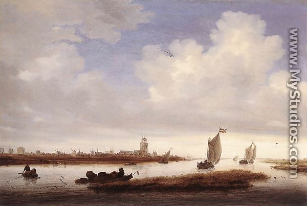 View of Deventer Seen from the North-West 1657 - Salomon van Ruysdael