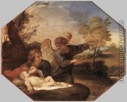 Hagar and Ismail in the Desert c. 1630 - Andrea Sacchi