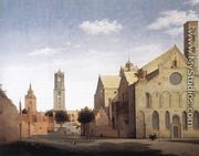 St Mary's Square and St Mary's Church at Utrecht 1662 - Pieter Jansz Saenredam