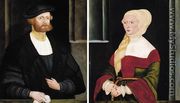 Portraits of a Gentleman and a Lady 1538 - Hans the Elder Schopfer