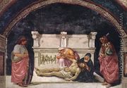 Lamentation over the Dead Christ with Sts Parenzo and Faustino 1499-1502 - Francesco Signorelli