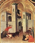 Blessed Agostino Novello Altarpiece (detail-1) 1324 - Louis de Silvestre