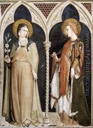 St Clare and St Elizabeth of Hungary 1317 - Louis de Silvestre