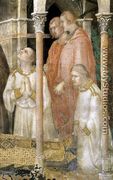 The Death of St Martin (detail) 1312-17 - Louis de Silvestre