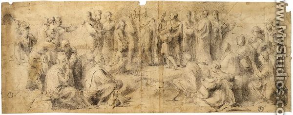 Multiplication of the Loaves and Fishes 1536 - Giovanni Antonio Sogliani
